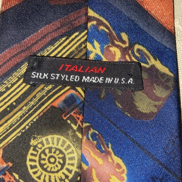 TIE MEN’S ITALIAN SILK TIE👕WORN ONCE👕 - Picture 3 of 3